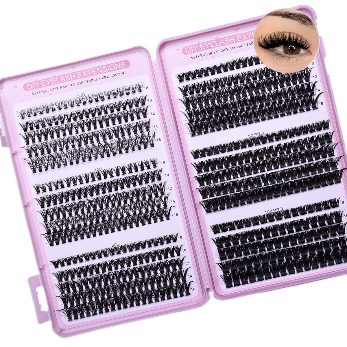 Cluster Lashes Image 1